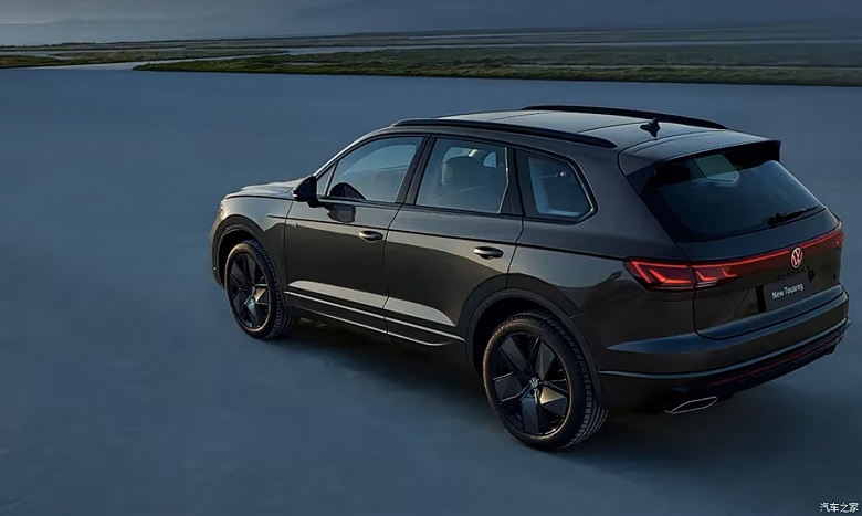 Volkswagen Touareg на покой не собирается. В Китае стартовали продажи Volkswagen Touareg Edge Edition &mdash; с антихромом и за 650 тыс. юаней (94 тыс. долларов)